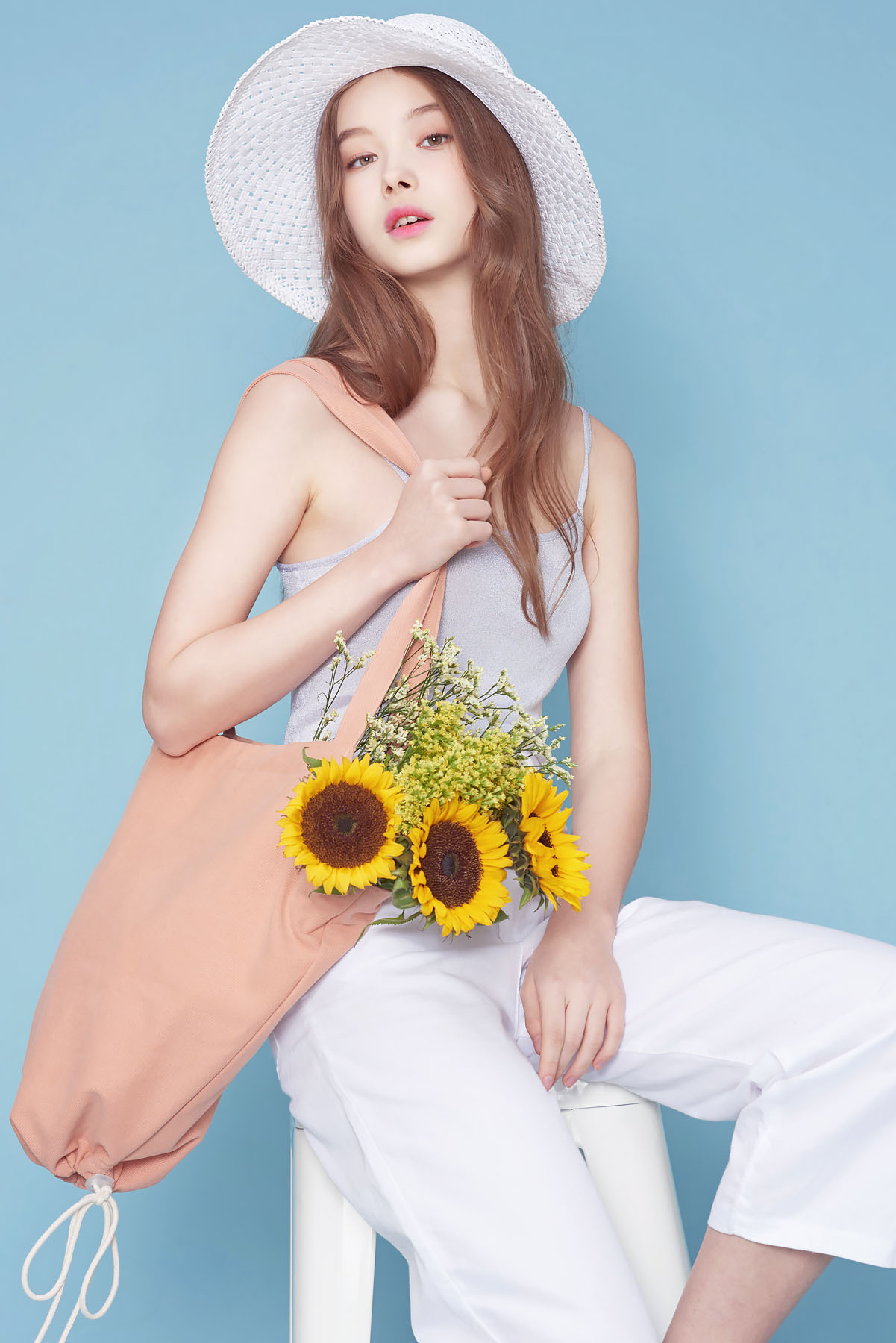 꽃가방, 광고사진